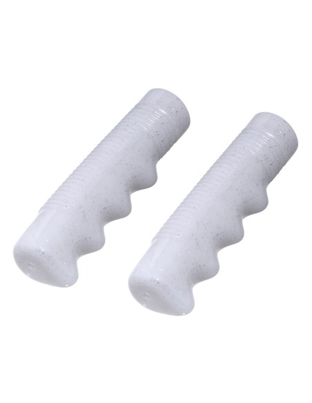 Lowrider Grips 7/8 long 115mm Sparkle/White.